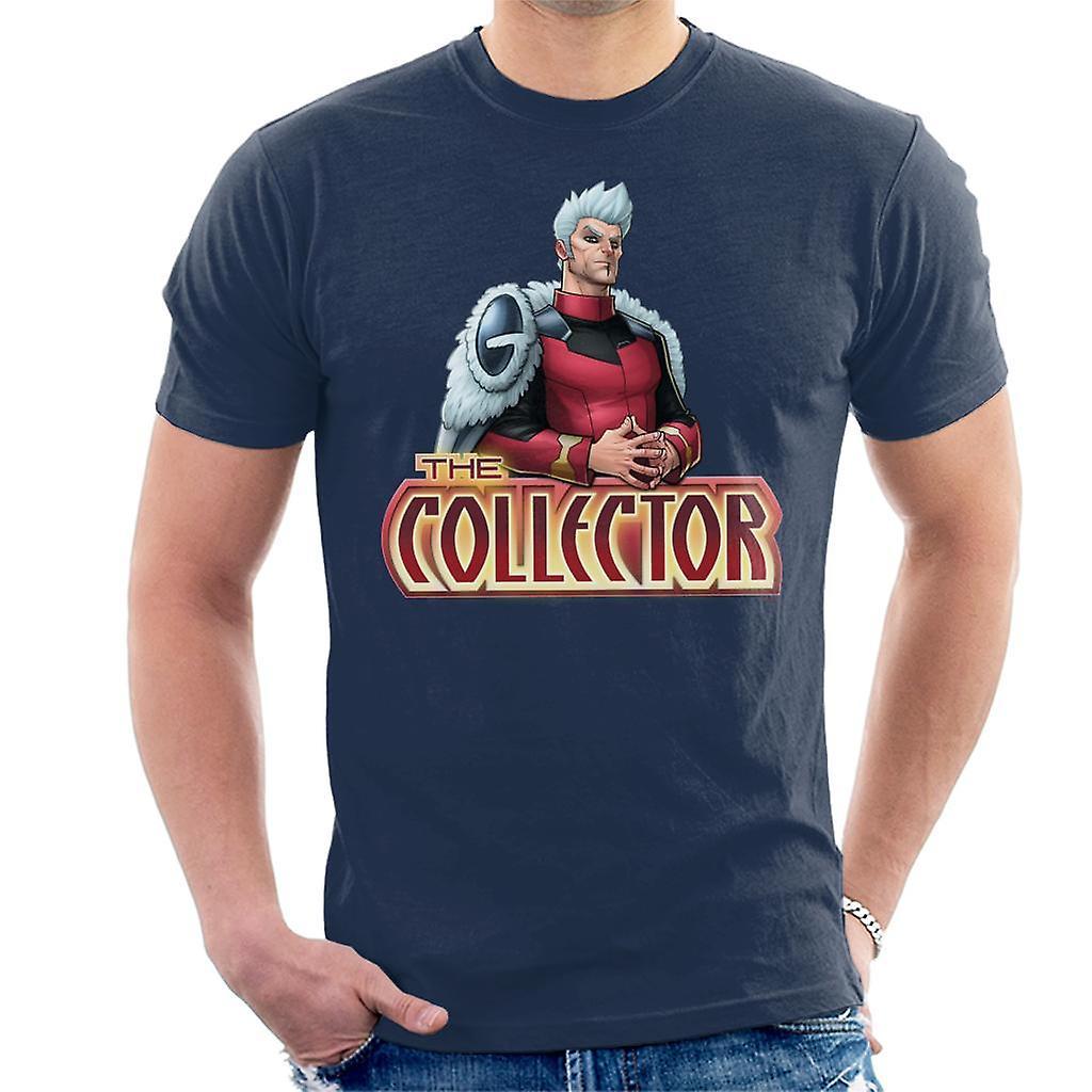 Marvel Guardians Of The Galaxy The Collector Men's T-Shirt Navy Blue Medium