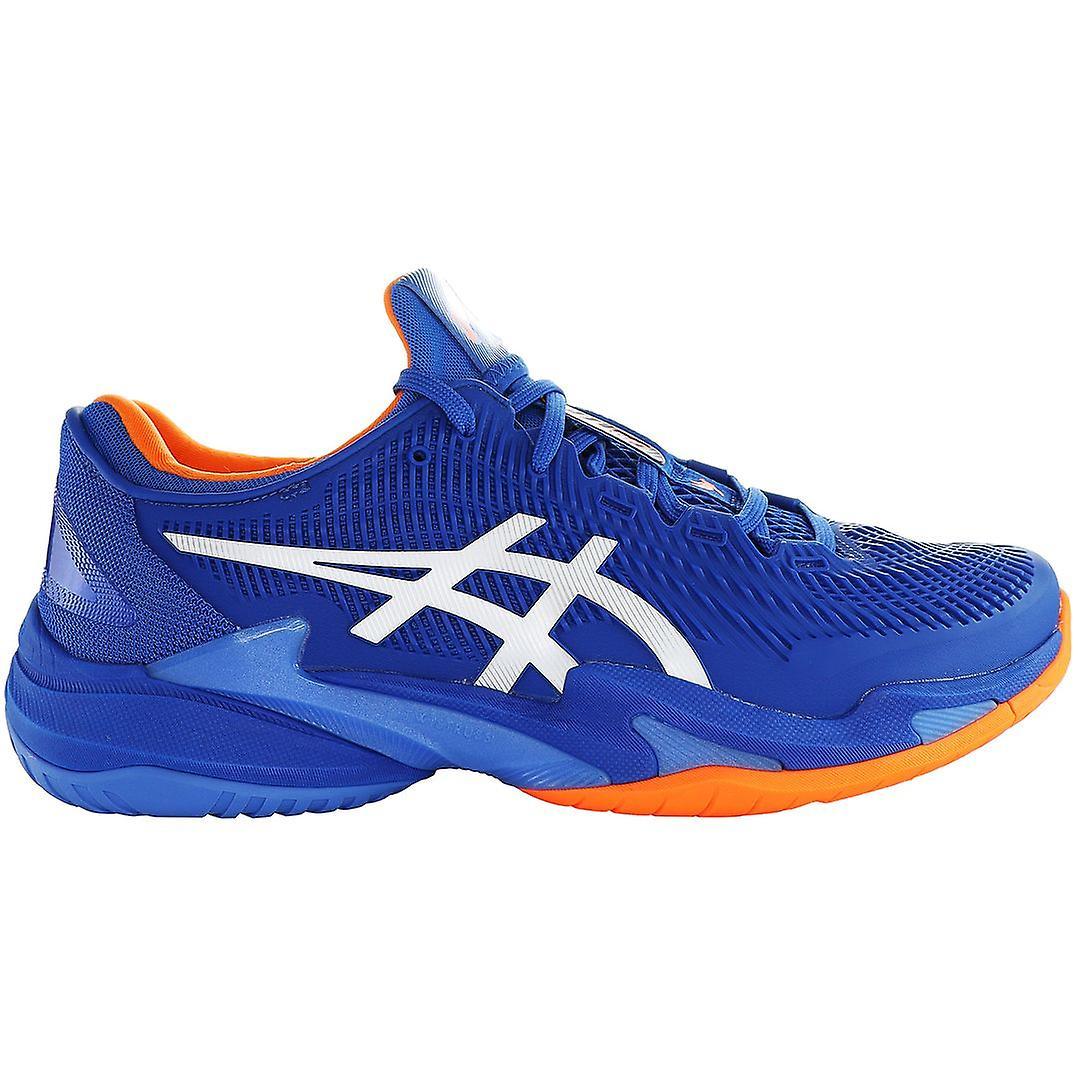 Asics Court FF 3 Novak Tennis Lace-Up Blue Synthetic Mens Trainers 1041A361_960 UK 7.5 EU 42 US 8.5