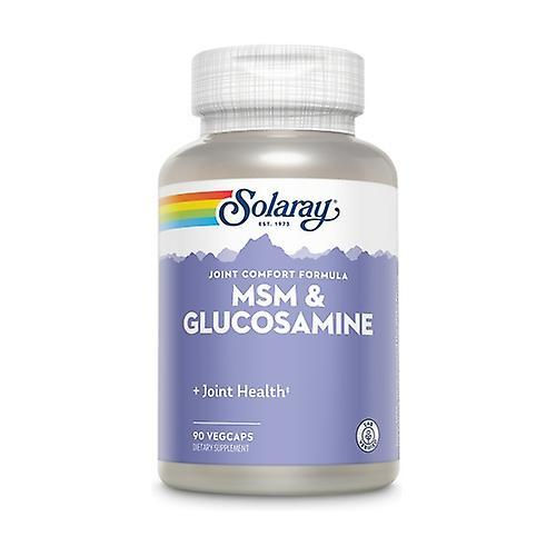 Solaray M.S.M Glucosamine 90 capsules