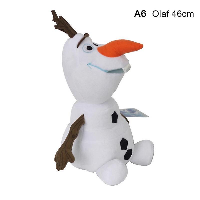 Unbrand 1pc 30/40/46/50cm Frozen Anna Elsa Olaf Dolls Snow Queen Princess Stuffed Plush A6