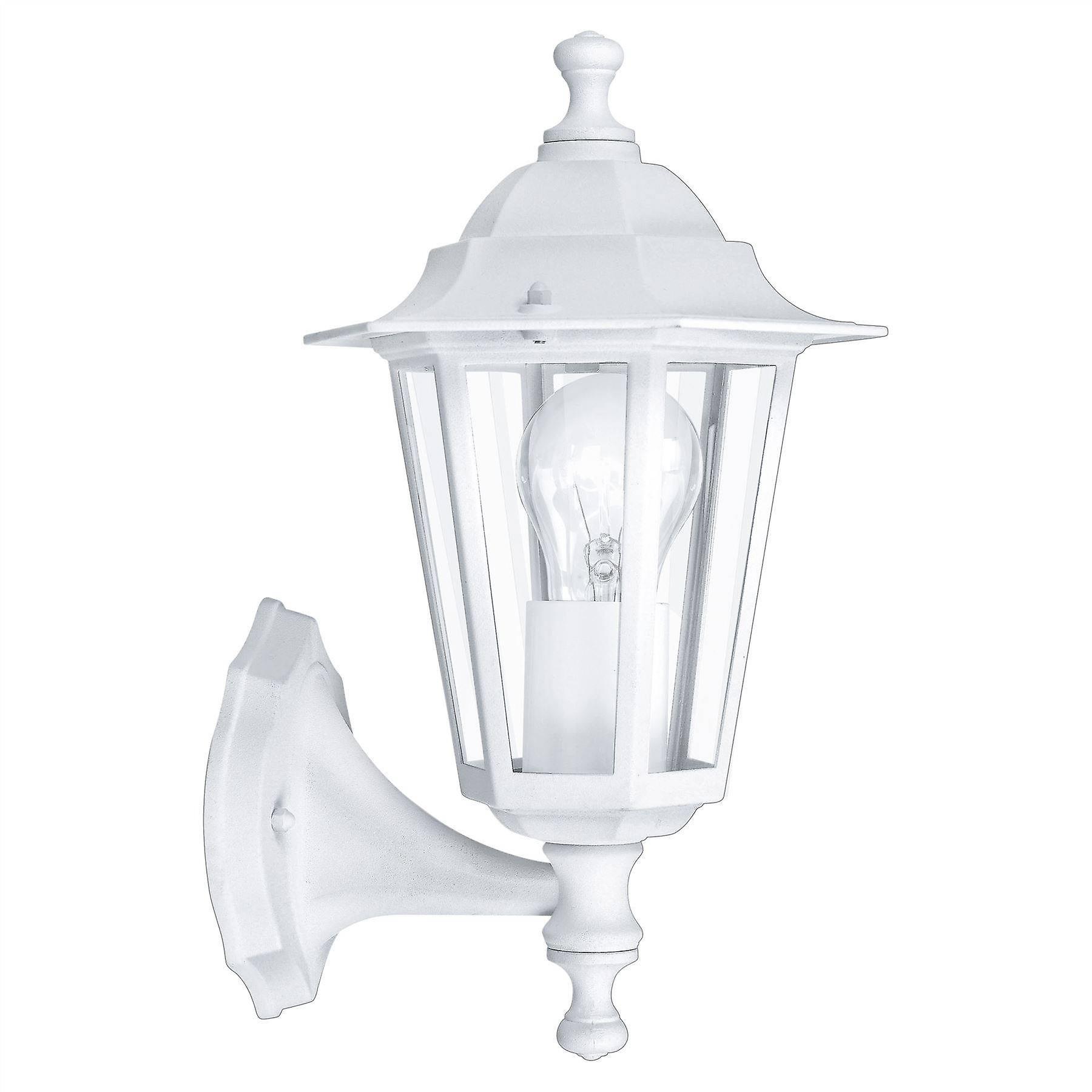 Eglo Lighting Laterna 1 Light Outdoor Wall Lantern White IP44, E27