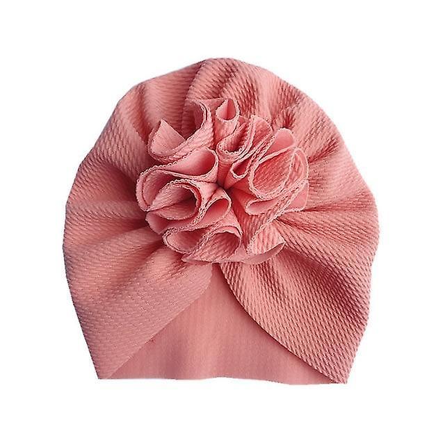 Slowmoose Lovely Flower Baby Hat - Bonnet Headwraps Kids Hat Beanie style 1 pink