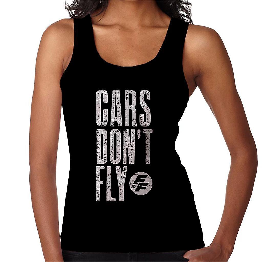 Fast & Furious Fast and Furious Cars Dont Fly Women's Vest Black XX-Large