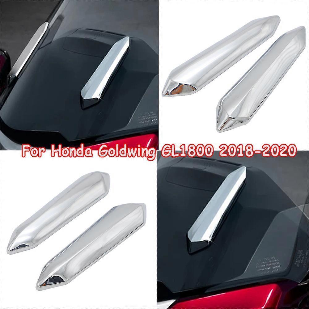 Redkid For Honda Goldwing GL1800 2018 2019 2020 2021 2022 Motorcycles Chrome Windshield Strut Covers Decorative Windscreen Accent Trim