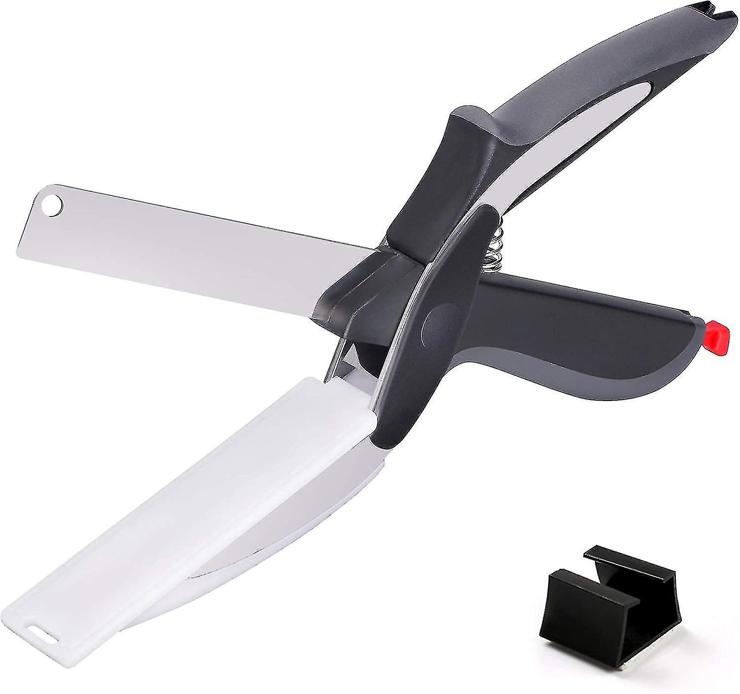 Tianzun Kitchen Smart Cutter, Clever Food Choppers, Steel Knife With Cutting Board, Vegetable Slicer, Fruit Cutter