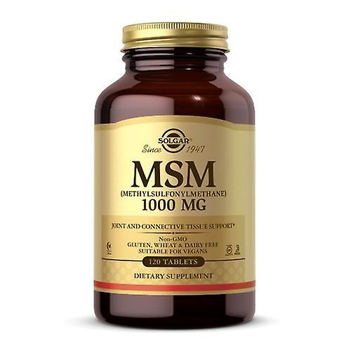 Solgar MSM, 1000 mg, 120 Tabs (Pack of 1)