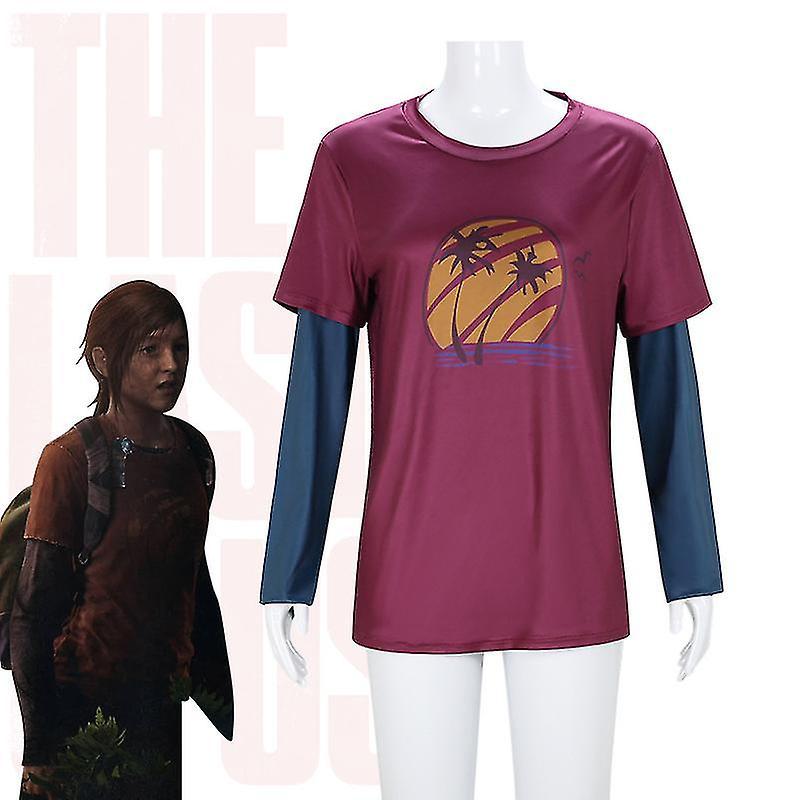 Htclv The Last Of Us Ellie Cosplay Costume Shirt Women Girls Ellie Fantasia Carnival Suit Clothes M