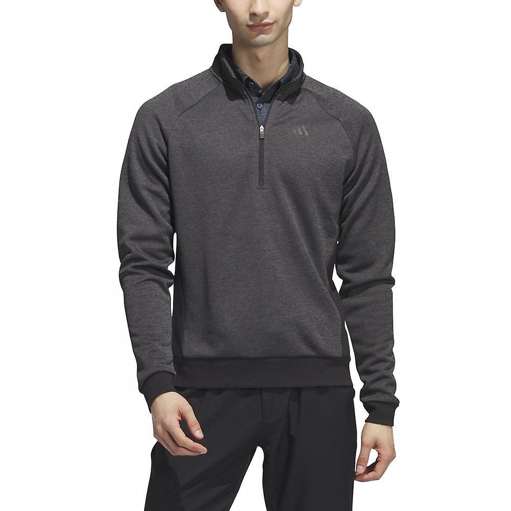 Men's adidas Adidas DWR 1/4 ZIP BLK - Black 2xl