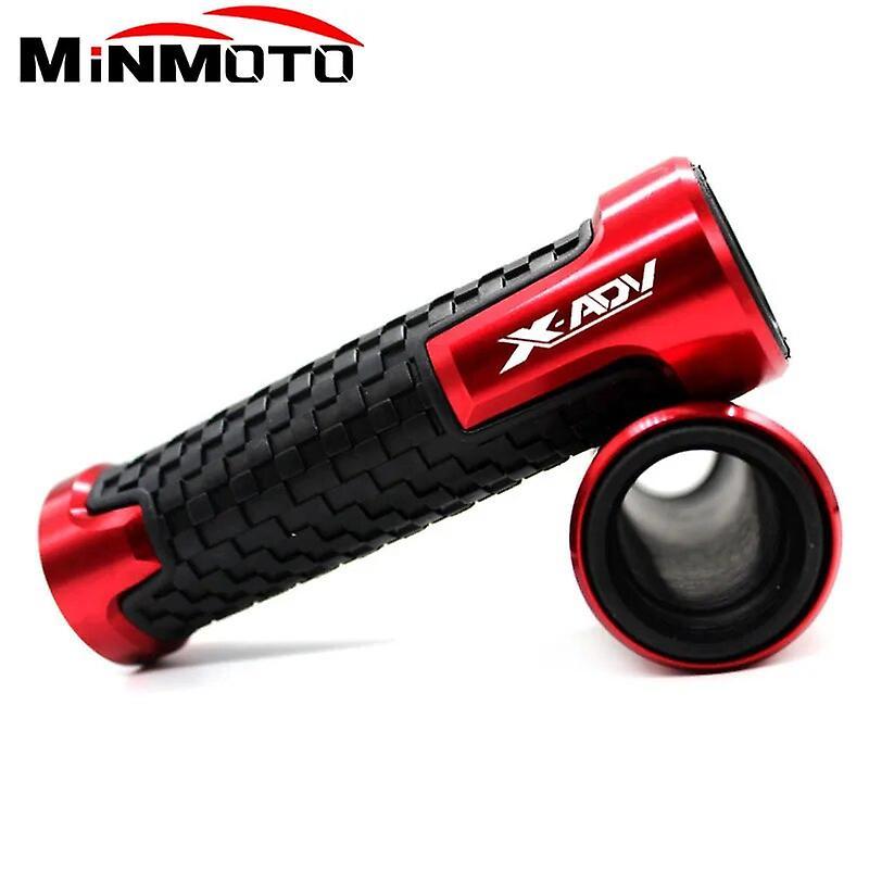 Bicaco For Honda Xadv 750 X-adv X Adv 750 Xadv750 X-adv750 Motorcycle Handlebar Hand Grips Handle Bar End Cap Red-B