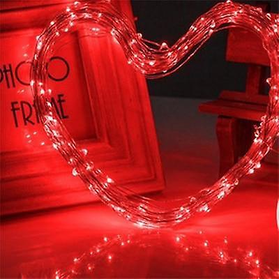 Slowmoose Waterproof, Battery Operated-led String Lights For Outdoor/indoor Decoration Red 1M 10Leds