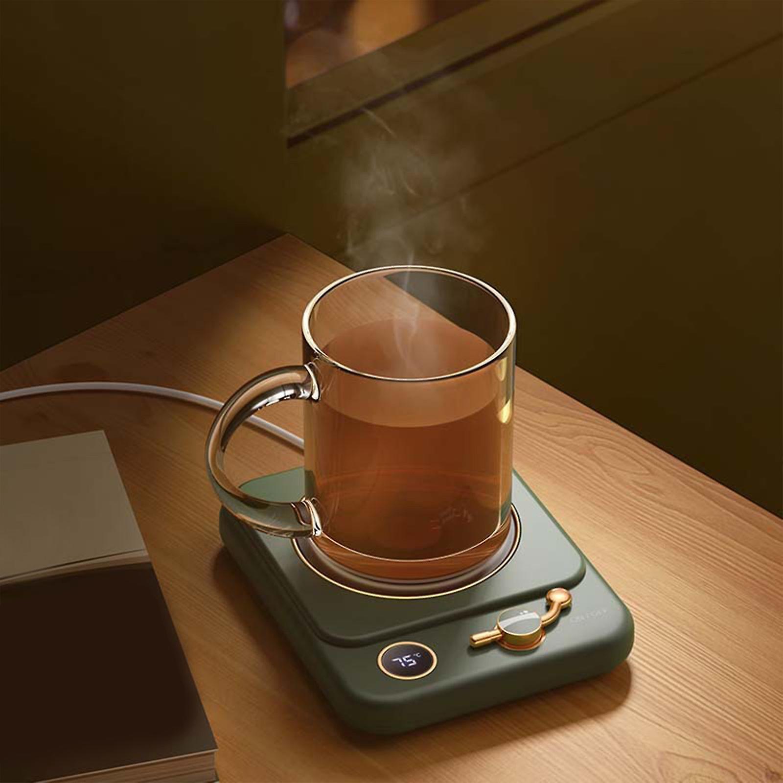 Kakanwo Bottle Warmer Retro Heated Coaster Usb Electric Drink Warmer Clearance Green One Size