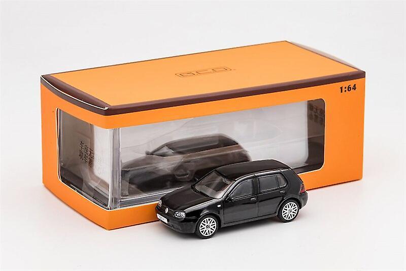 Gcd 1:64 Golf Gen.4 Diecast Model Car Toy Cars Four-Door Black LHD