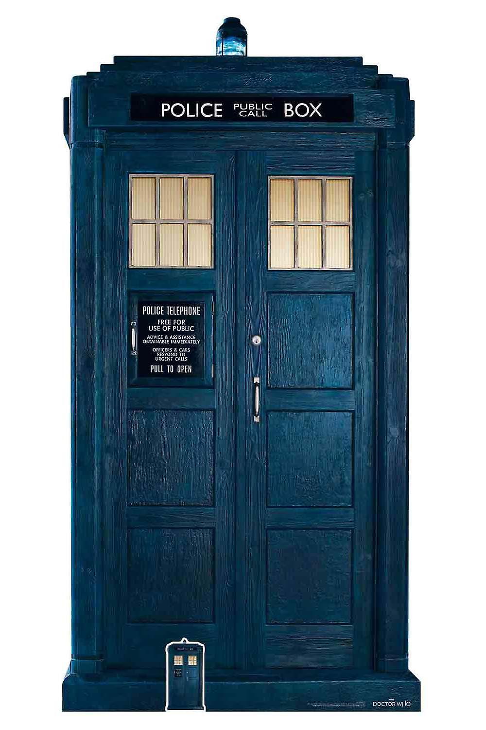 Doctor Who Lifesize Cutouts The Tardis from The 13th Doctor Who Official Cardboard Cutout / Standee / Standup