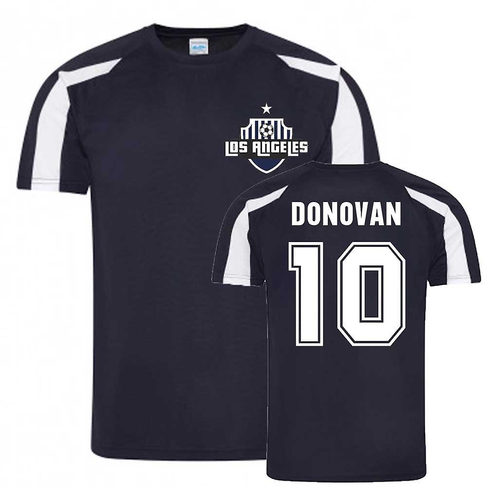 UKSoccerShop Landon Donovan Los Angeles Sports Training Jersey (Navy) XL (45-48 inch)