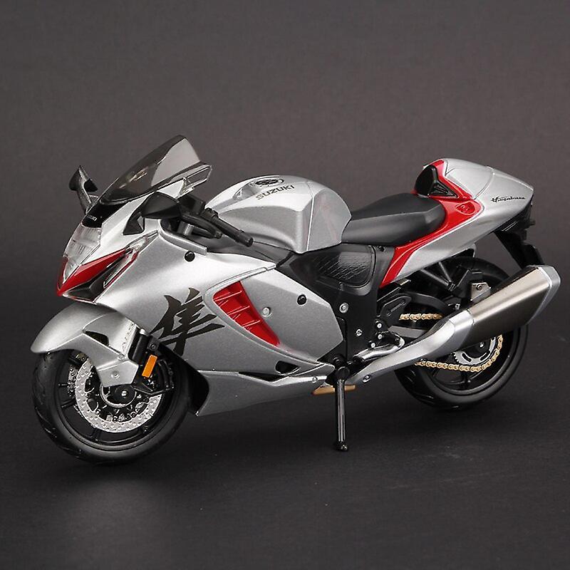 Toy Motorcycles Maisto 1:12 Suzuki Hayabusa 2022 Sportster Motorcycle Model Static Die Cast Vehicles Collectible Moto Toys Gift Collection Silver H...