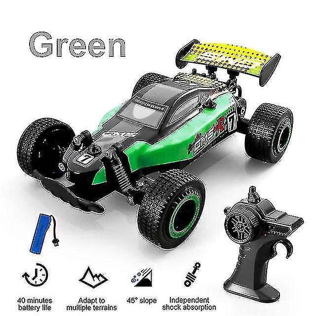 Serh Rc Car 30km/h High Speed Car 2.4g Radio Controled Machine 1:18 Remote Control Buggy Off-road Control Car Botofor Children - Rc Cars Green 1 Ba...