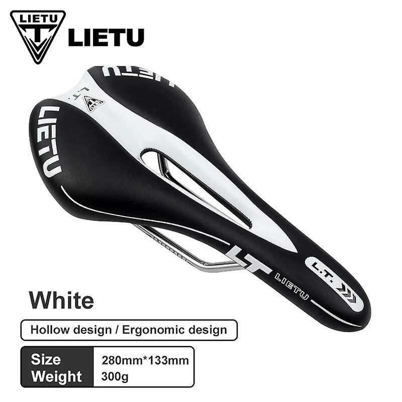 Bicycle Saddles Lietu Bicycle Saddle Mtb Road Bike Cycling Silicone Skid-proof Saddle Seat Silica Gel Cushion Seat Leather Front Seat Mat A Type White