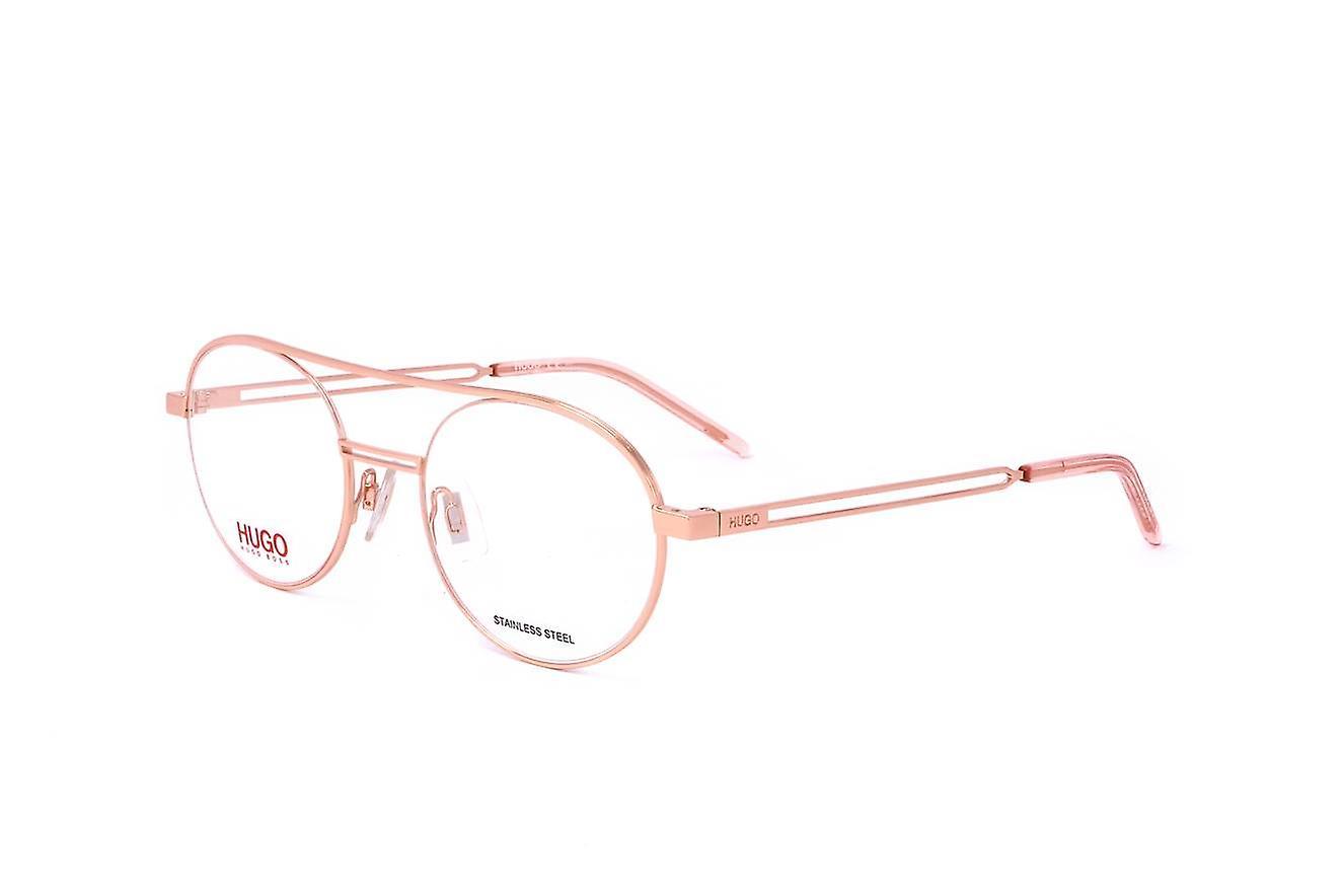 Eyewear Frames Hugo HG 1146 DDB GOLD COPPER 52/21/145 UNISEX Pink Gold 52 mm