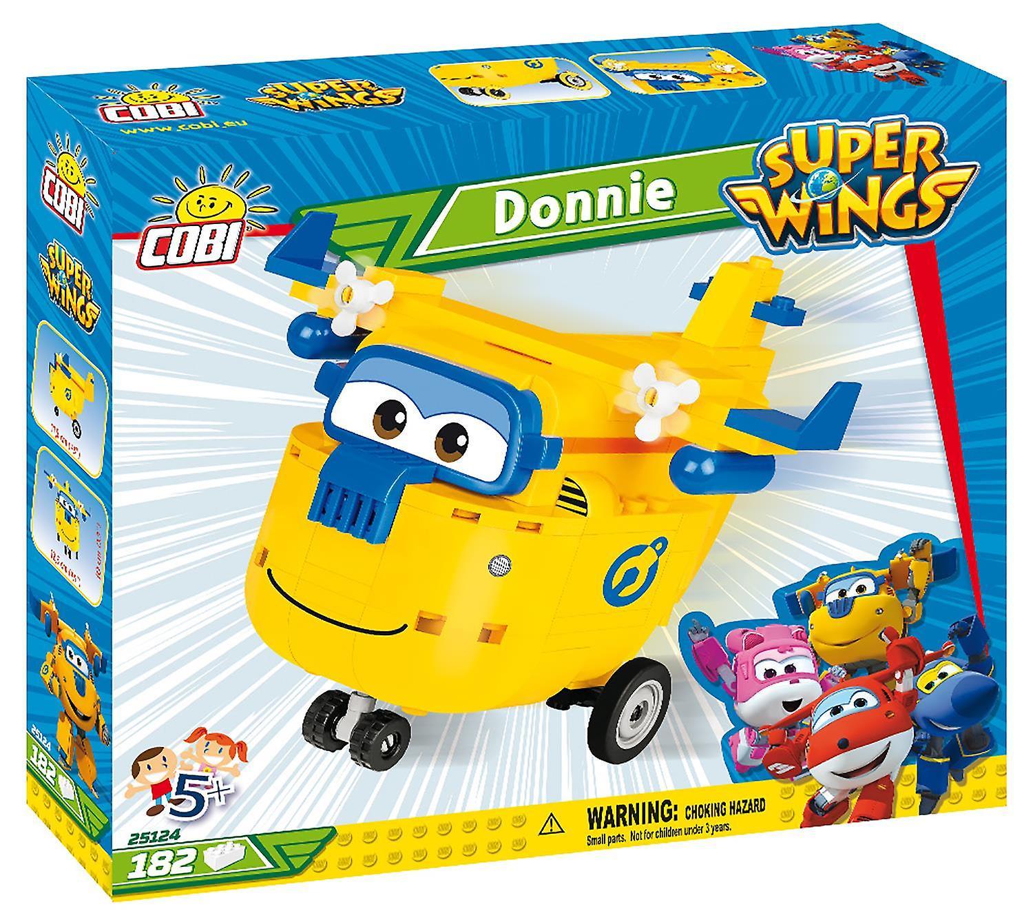 Cobi Super Wings Donnie Airplane Kids Blocks Bricks 182Pc Compatible Age 5+