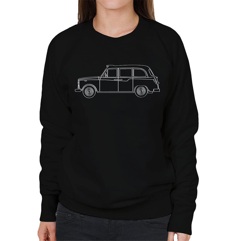 London Taxi Company TX4 Outline Women's Sweatshirt Black XX-Large