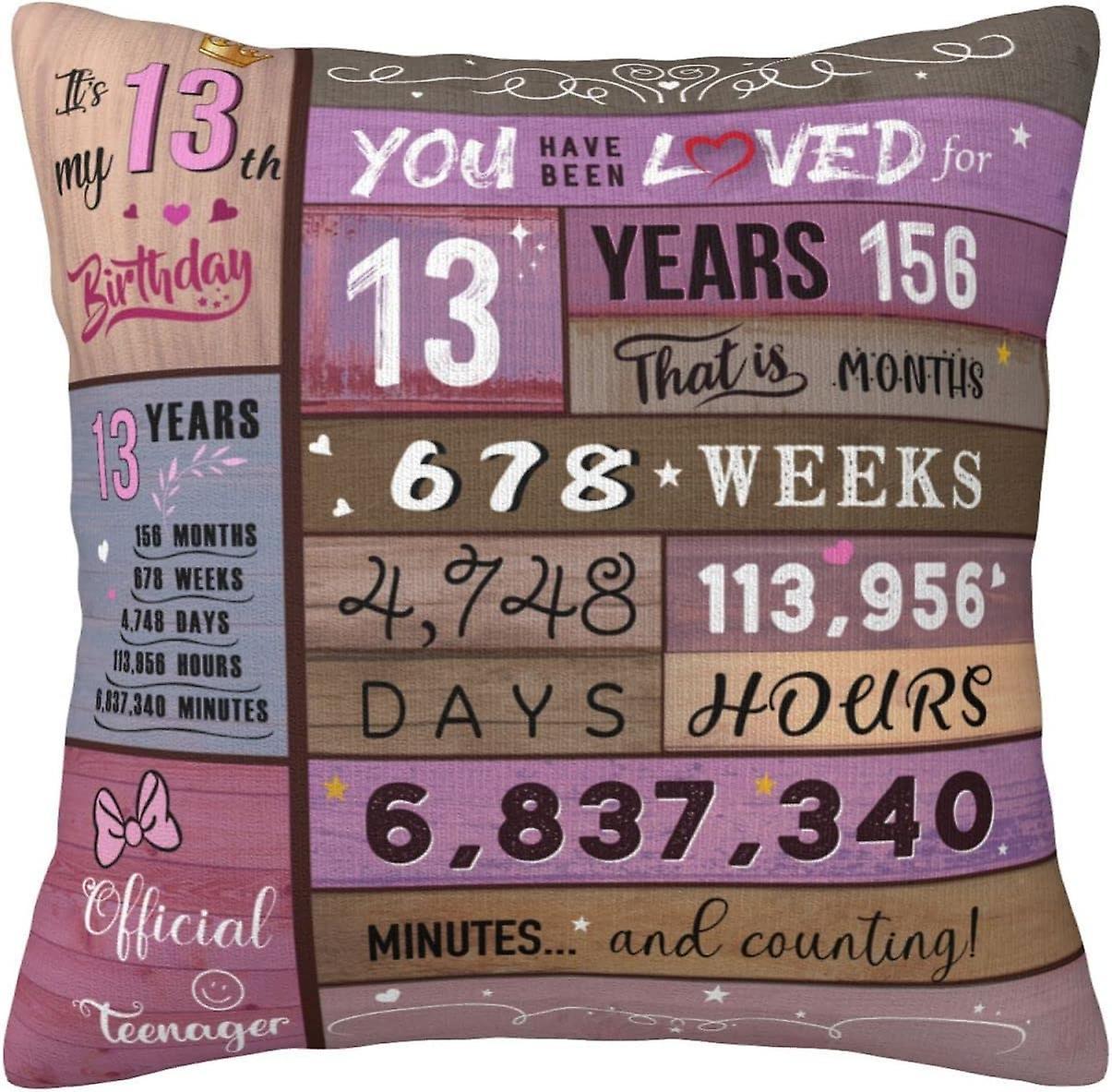 Kerota Happy 13th Birthday Decorations for Girls 13th Birthday Gifts for Girls Best Gifts for 13 Year Old Girl Gift Ideas Birthday Gifts for Teen G...