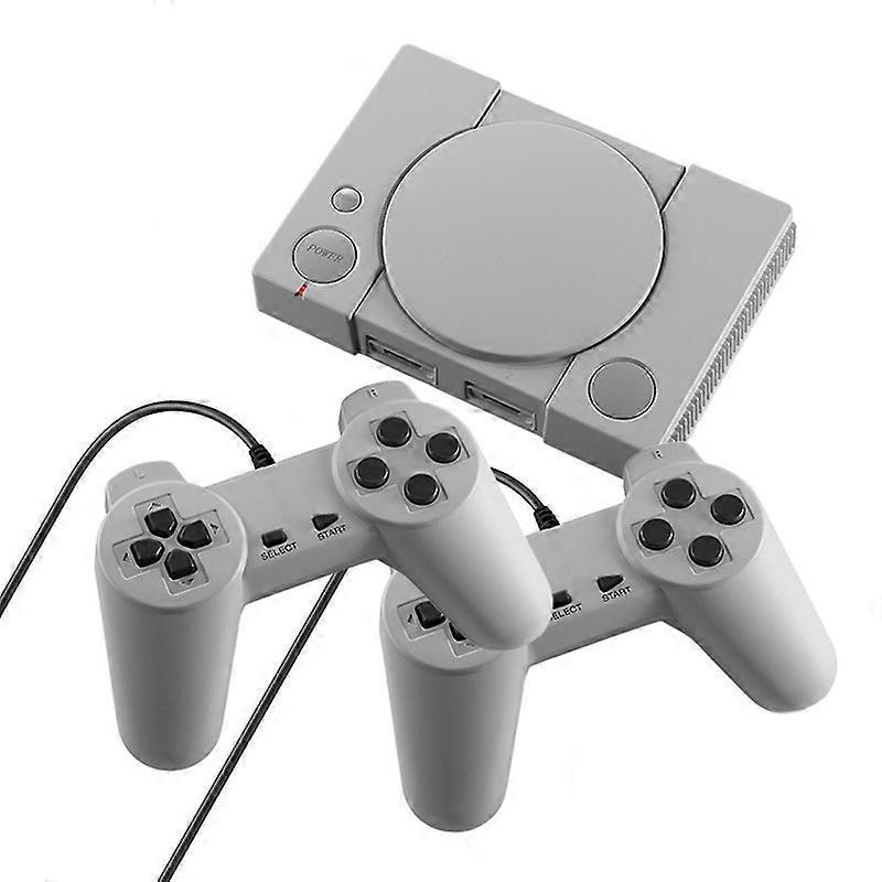 Ps1 Mini Game Console Two Game Controllers Av Video Output Built-in 620 Retro Games Support Two Players Eu Plug [JKW]