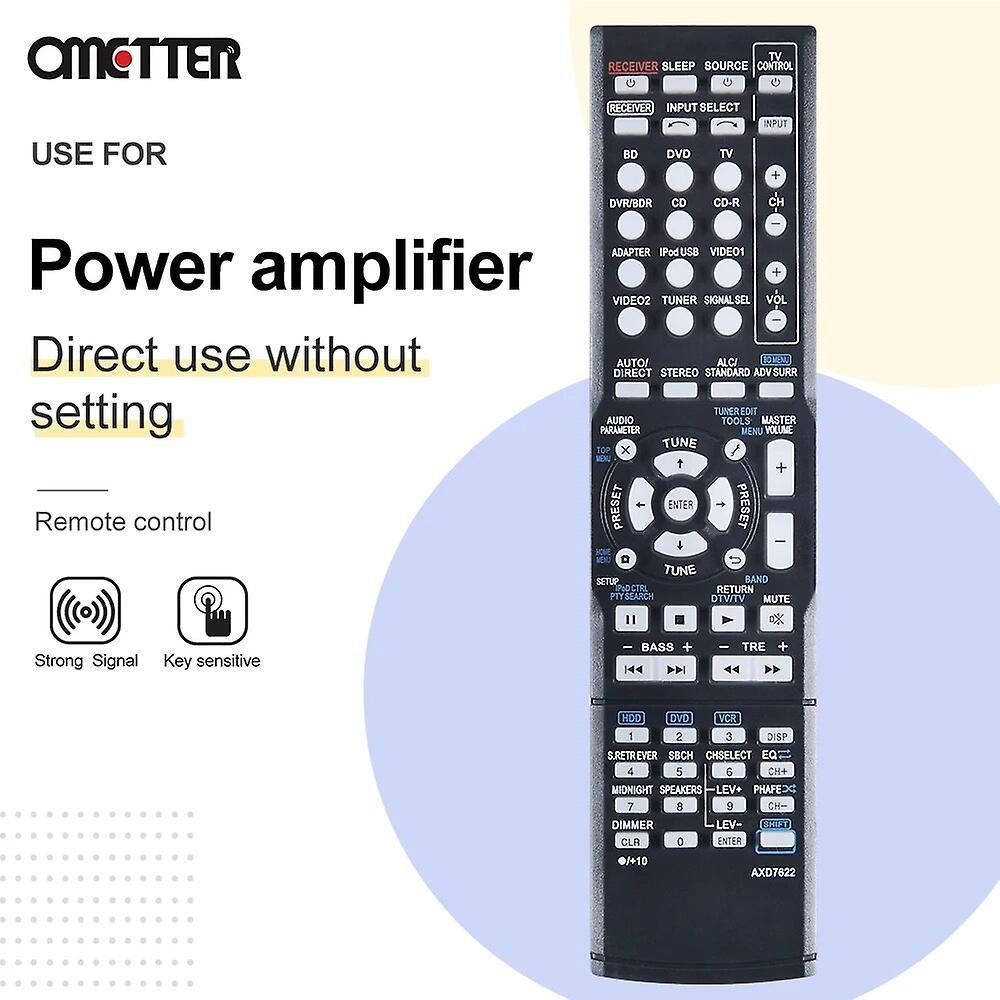 Scitoo AXD7622 for Pioneer Remote Control AXD7624 VSX-23TXH VSX-921-K VSX-523-K Receiver