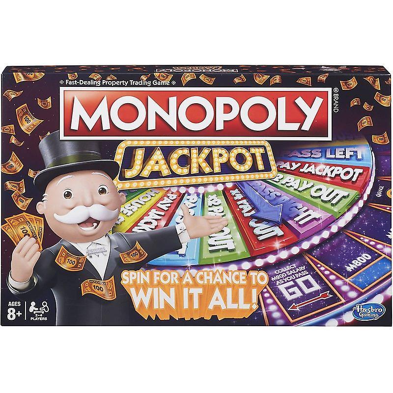 Party Games Monopoly Hasbro Jackpot Board Game For Families Party Children's Game Toys Birthday Gifts 8 Years And Up Monopoly Jackpot