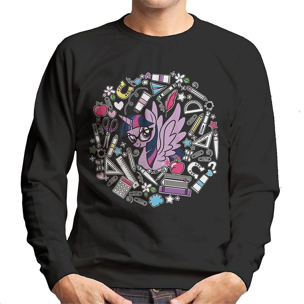 My Little Pony Twilight Sparkle Ready For School Men's Sweatshirt Black Small