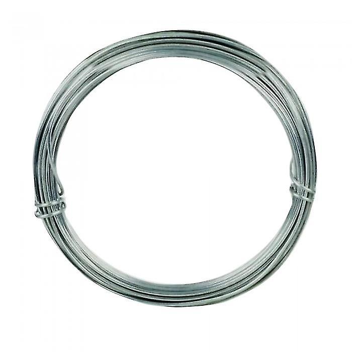 Ambassador Galvanised Wire Silver 0.9mm x 50m