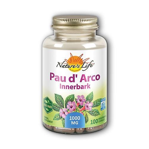 Nature's Life Pau D'Arco, 100 Caps (Pack of 1)