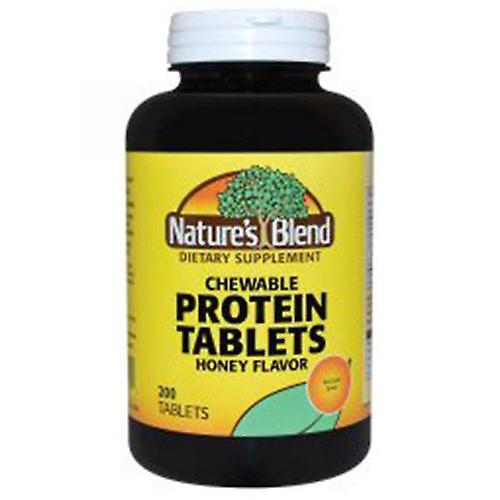 Nature's Blend Protein Tablets, Chewable Honey Flavor Chewable, 200 Tabs (Pack of 1)