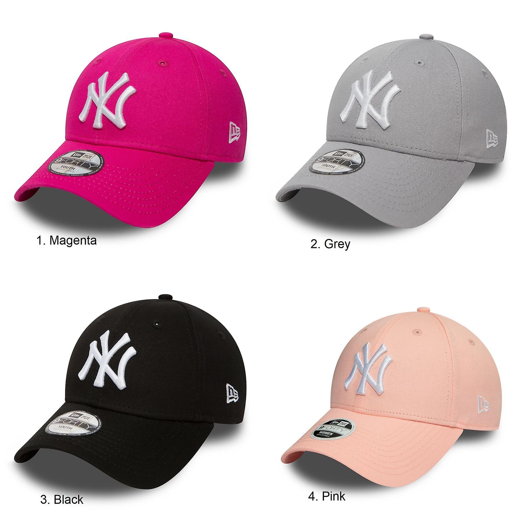 New Era Youth MLB The League 9Forty Cap ~ New York Yankees Magenta One Size