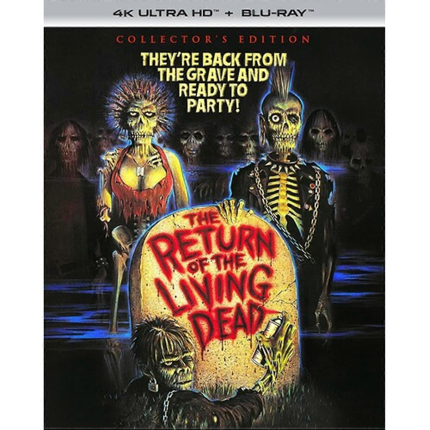 Scream Factory The Return of the Living Dead (Collector's Edition)  [ULTRA HD BLU-RAY REGION: A USA] 4K Mastering, Collector's Ed, 3 Pack USA import