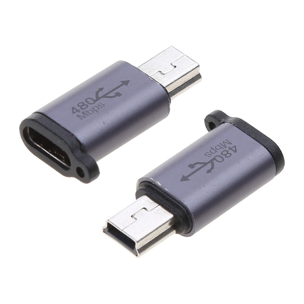 unbrand Micro Usb To Mini Usb Type-c Adapter Usb-c Female To Micro Usb Male Converter Type C to Mini USB