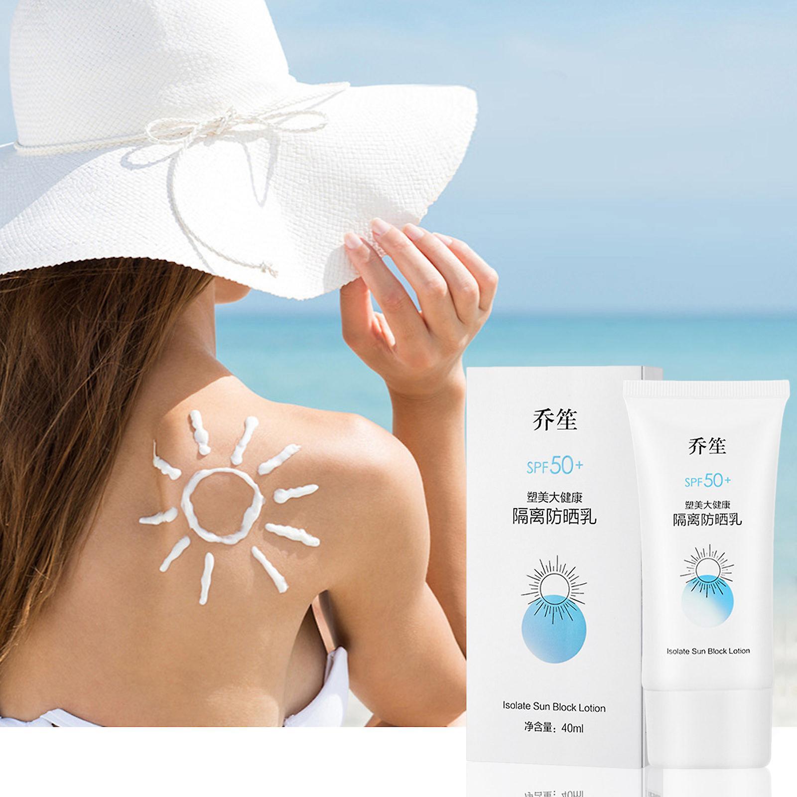 unbrand SPF50+ Ultra Protection Invisible Fluid Cream Invisible Fluid  SPF50+ 40ml Sunscreens White