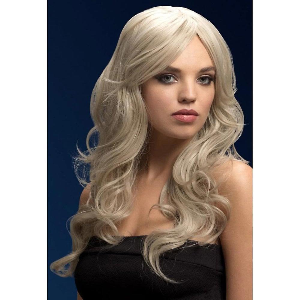 Smiffys Smiffy's Fever Nicole Wig - Silver Blonde