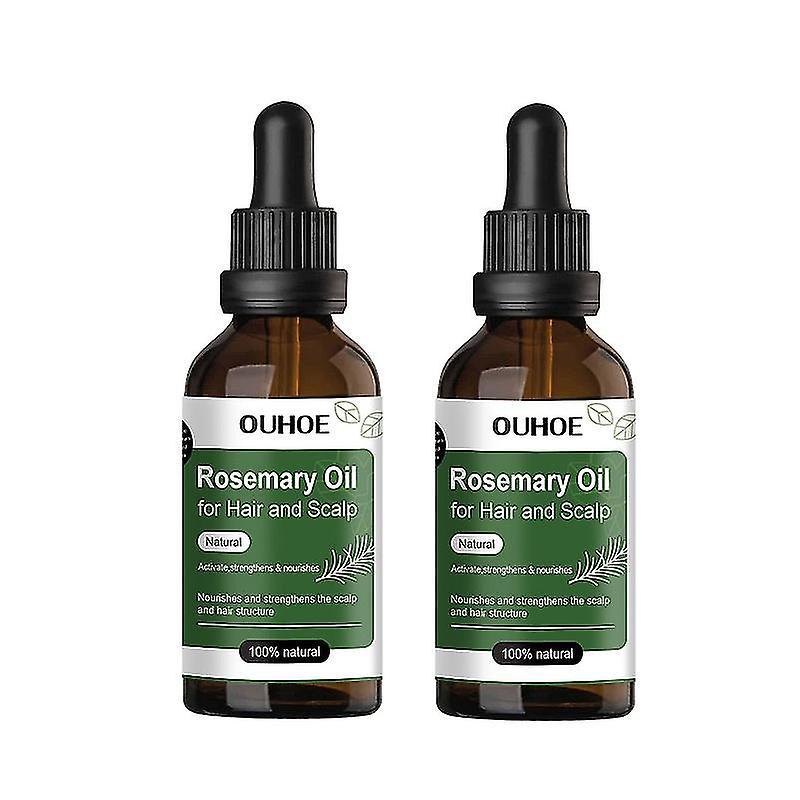 Vonkayi 2 Pcs Rosemary Oil for Hair and Scalp - Hair Oil for Hair Loss to Stimulate Hair Growth and Care of the Scalp