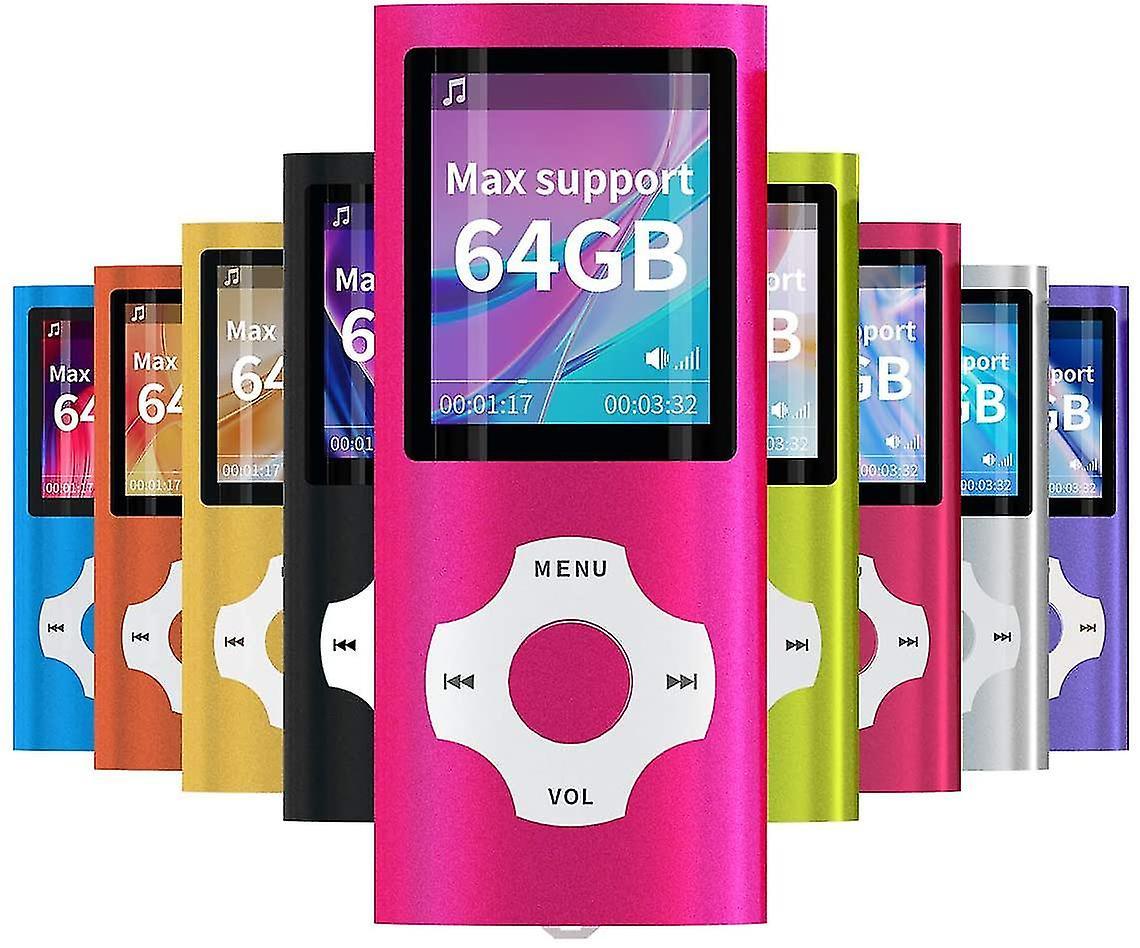 Le Contente Mp3 Mp4 Music Player With Photo Viewer E-book Reader Voice Recorder Fm Radio Video Pink 8G