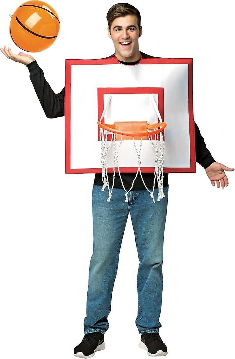 Basketball Hoop With Ball Adult Costume L