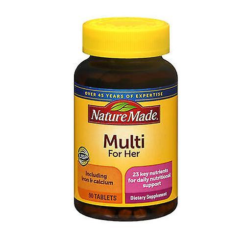 Nature Made Multi Vit & Minerals for Women, 90 Tabs (Pack of 1)