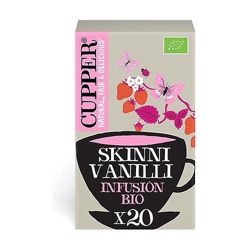 Cupper Skinni Vanilli infusion of strawberry and vanilla Bio 20 infusion bags