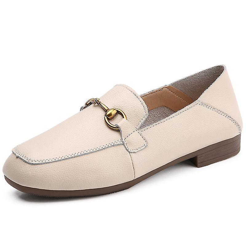 Mickcara Women's Slip-On Loafer 3311YVEXCX Beige Eu38