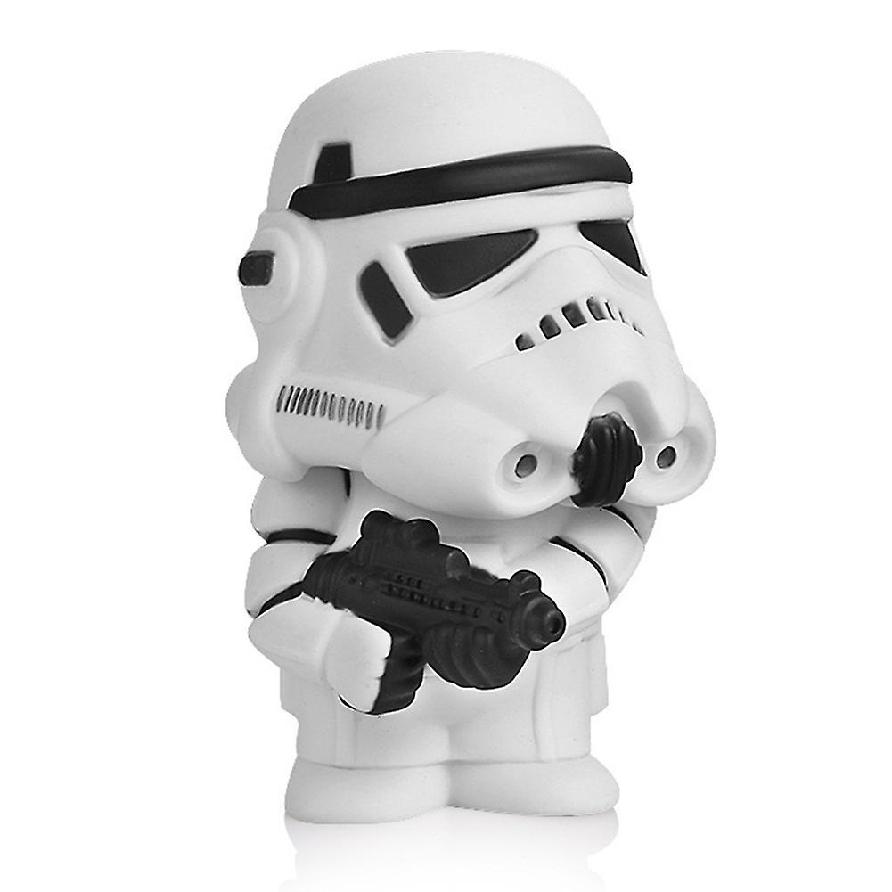 Somerway Cute Star Wars Darth Vader Stormtrooper Model Action Figure Toy Car Ornament White