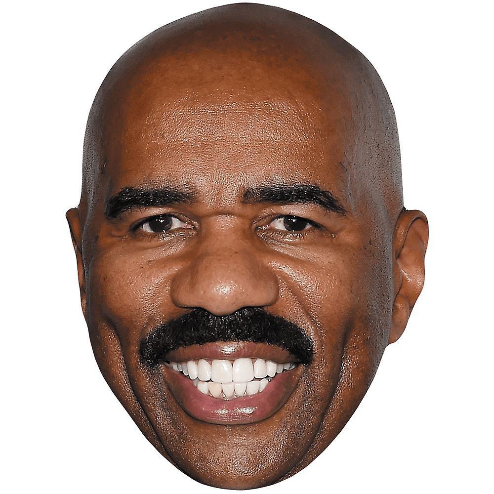 Celebrity Cutouts Steve Harvey (Smile) Celebrity Mask, Flat Card Face