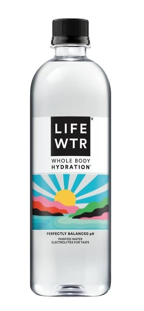 Lifewtr Premium Purified Water, pH Balanced with Electrolytes 20 oz. Plastic Bottle, 1 Single Bottle