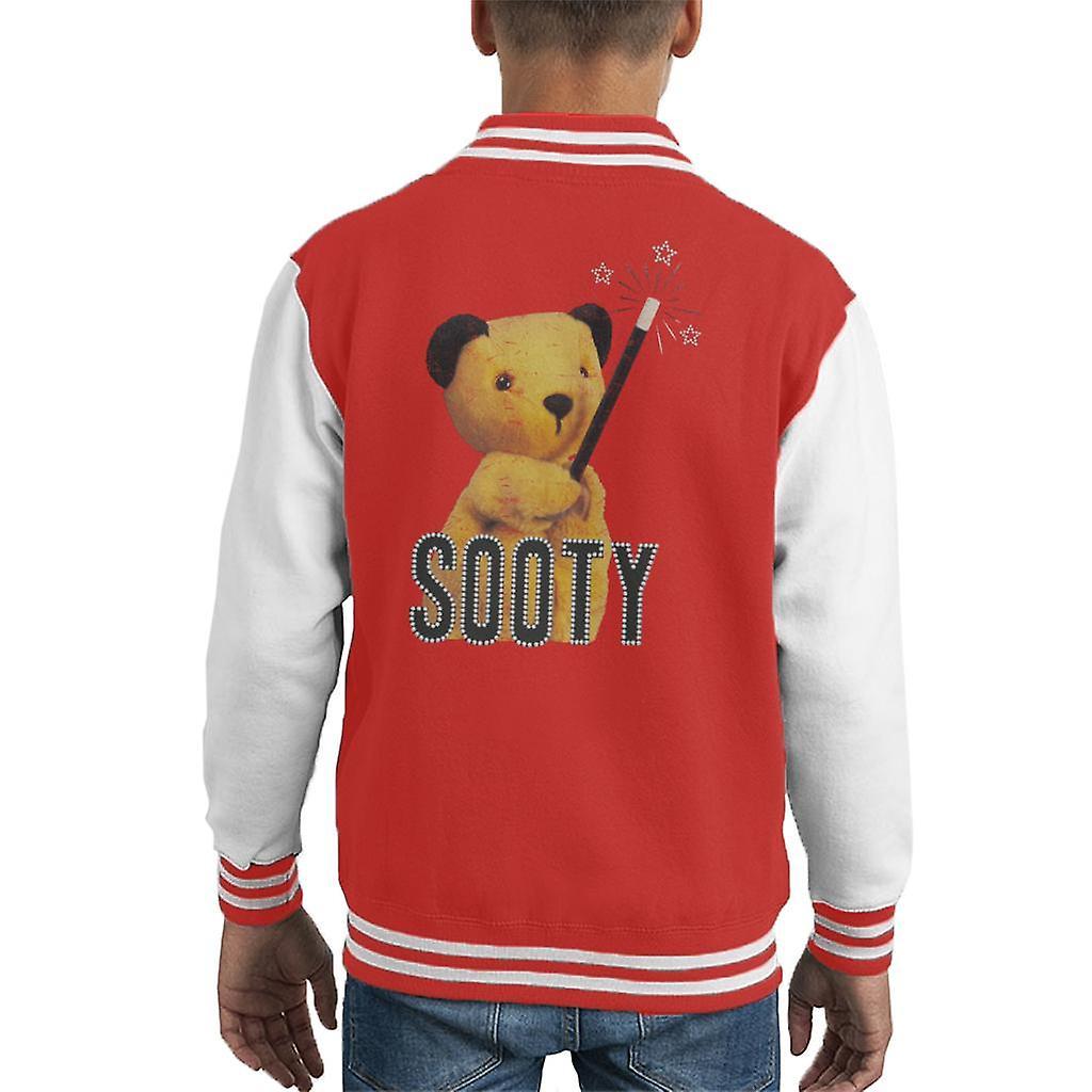 Sooty Retro Magic Wand Kid's Varsity Jacket Red/White X-Large (12-13 yrs)