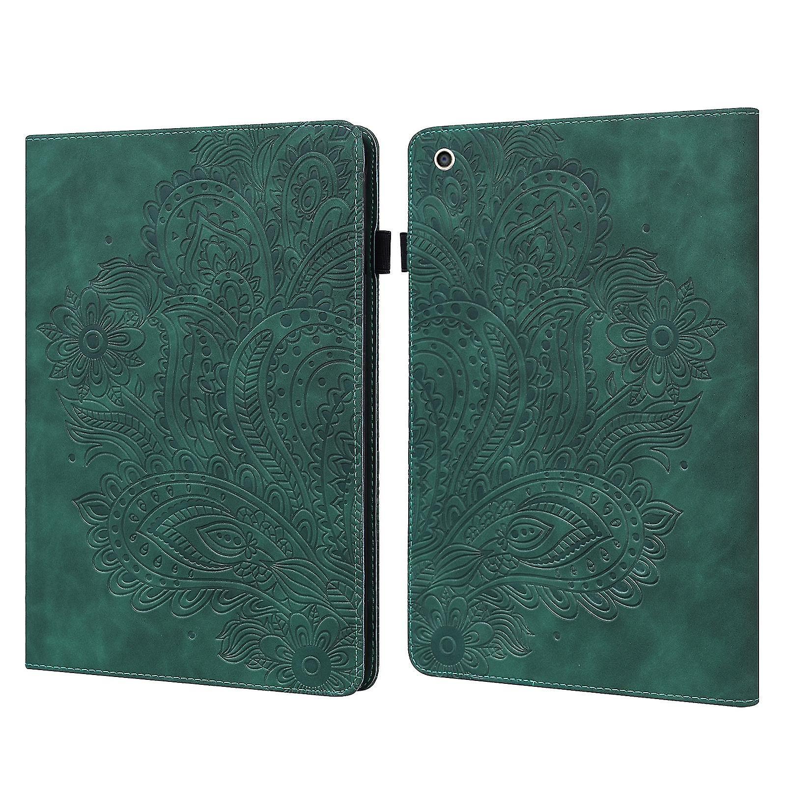 Pccy Leather Case For Ipad Mini (2019)/ Mini 4 / Mini 3 / Mini 2 / Mini Green