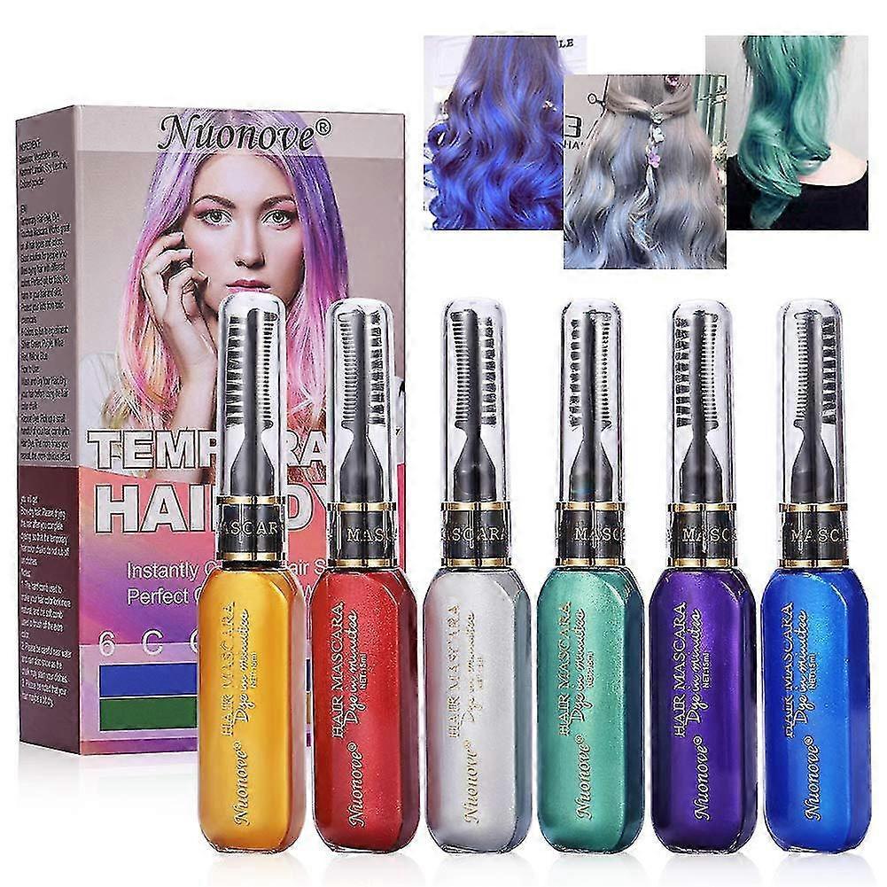 Zhiyi Hair Dye For Girls Temporary Hair Mascara Temporary Hair Color Chalk Temporary Hair Dye