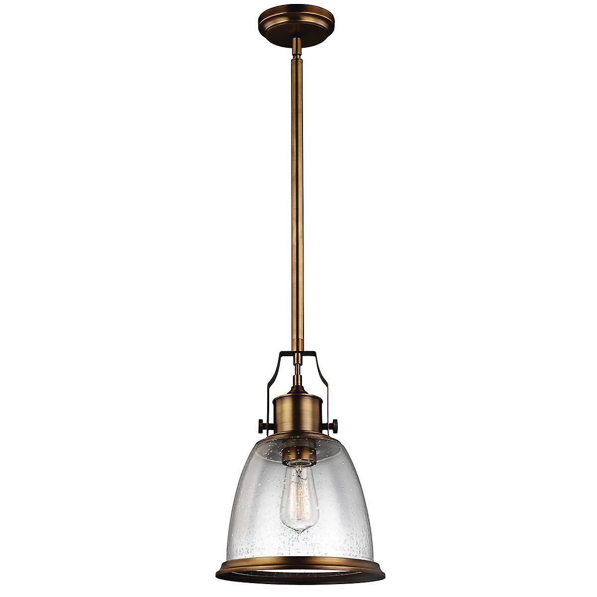 Hobson 1 Light Medium Dome Ceiling Pendant Brass E27